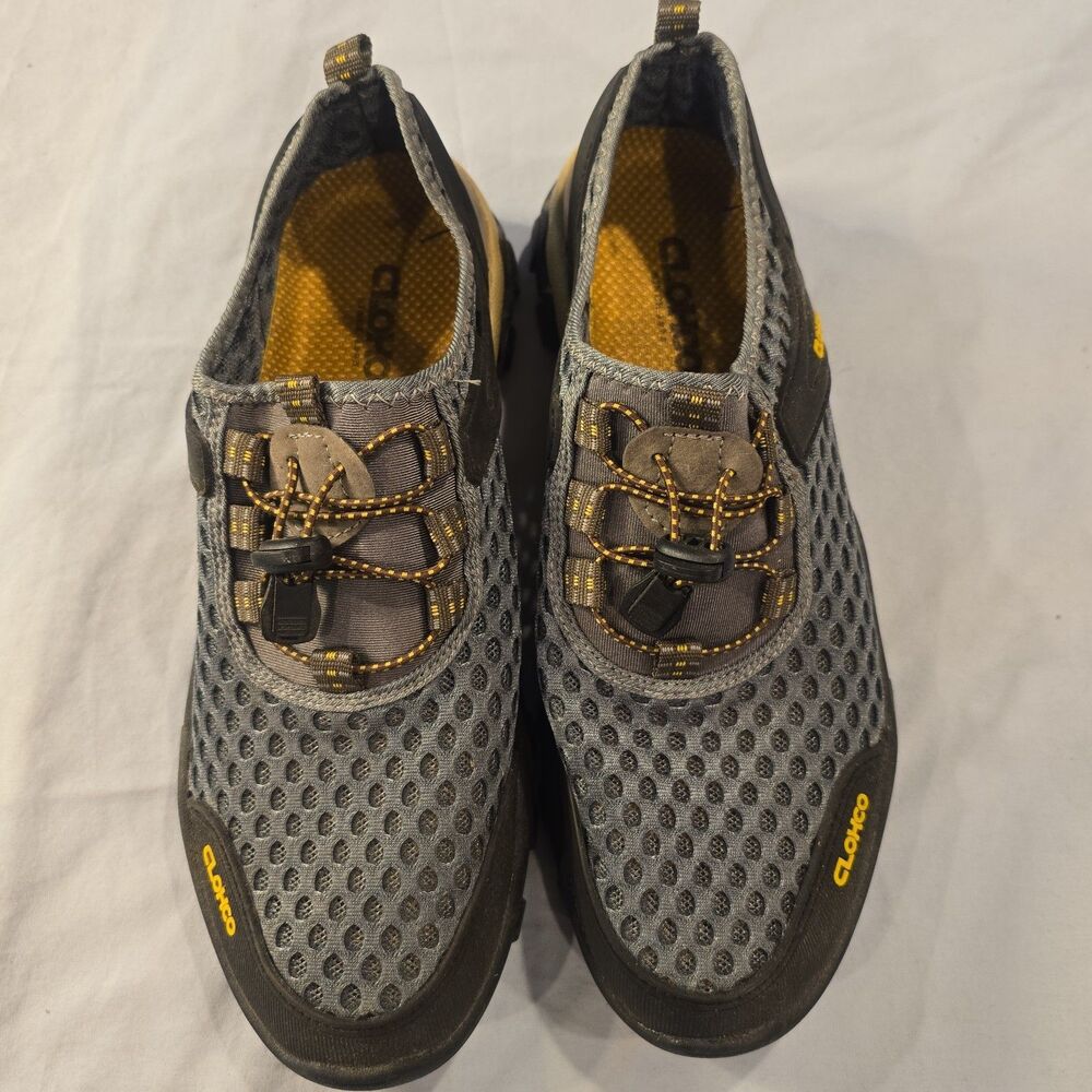 CLOHCO Water Shoes EU 46 US 12 Gray Quick Dry Aqua Beach Hiking Slip On Barefoot